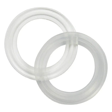 Silicone adapter ring for baby bottles, ensuring a secure fit and easy feeding for infants.