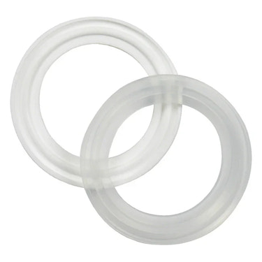 Silicone adapter ring for baby bottles, ensuring a secure fit and easy feeding for infants.
