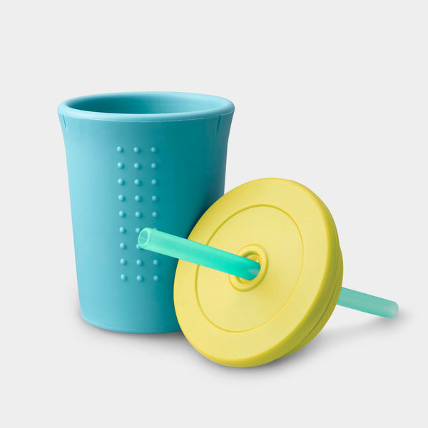 Silikids Silicone Straw Cup for Kids, 12oz