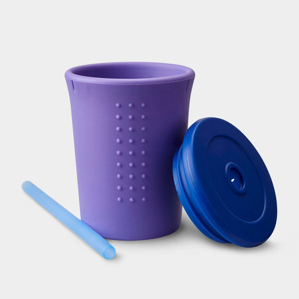 Silikids Silicone Straw Cup for Kids, 12oz