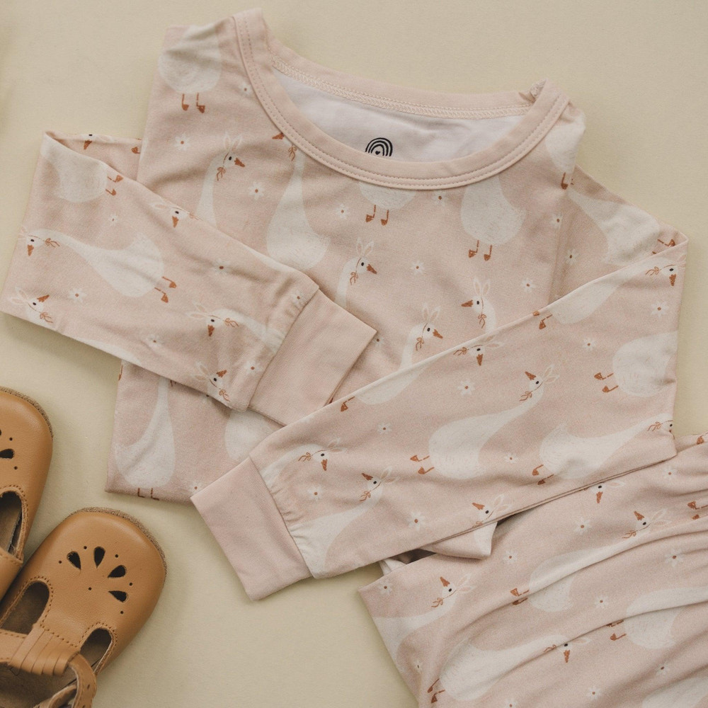 Silly Goose on the Loose 2pc Bamboo Pajamas