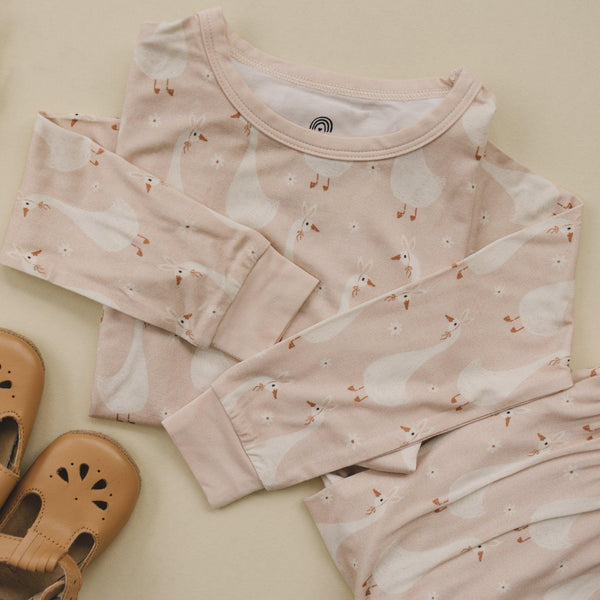 Silly Goose on the Loose 2pc Bamboo Pajamas