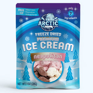 PREMIUM Freeze Dried Ice Cream * Only 5 Ingredients * Neapolitan