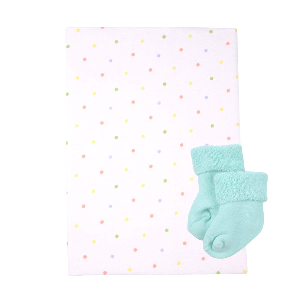 Single Cupcake Set - Dot: Cozy, stylish blanket for babies, perfect for swaddling and keeping little ones warm.
