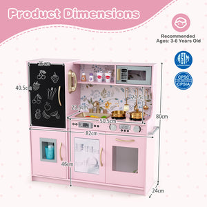 Toddler Pretend Play Kitchen for Boys and Girls 3-6 Years Old