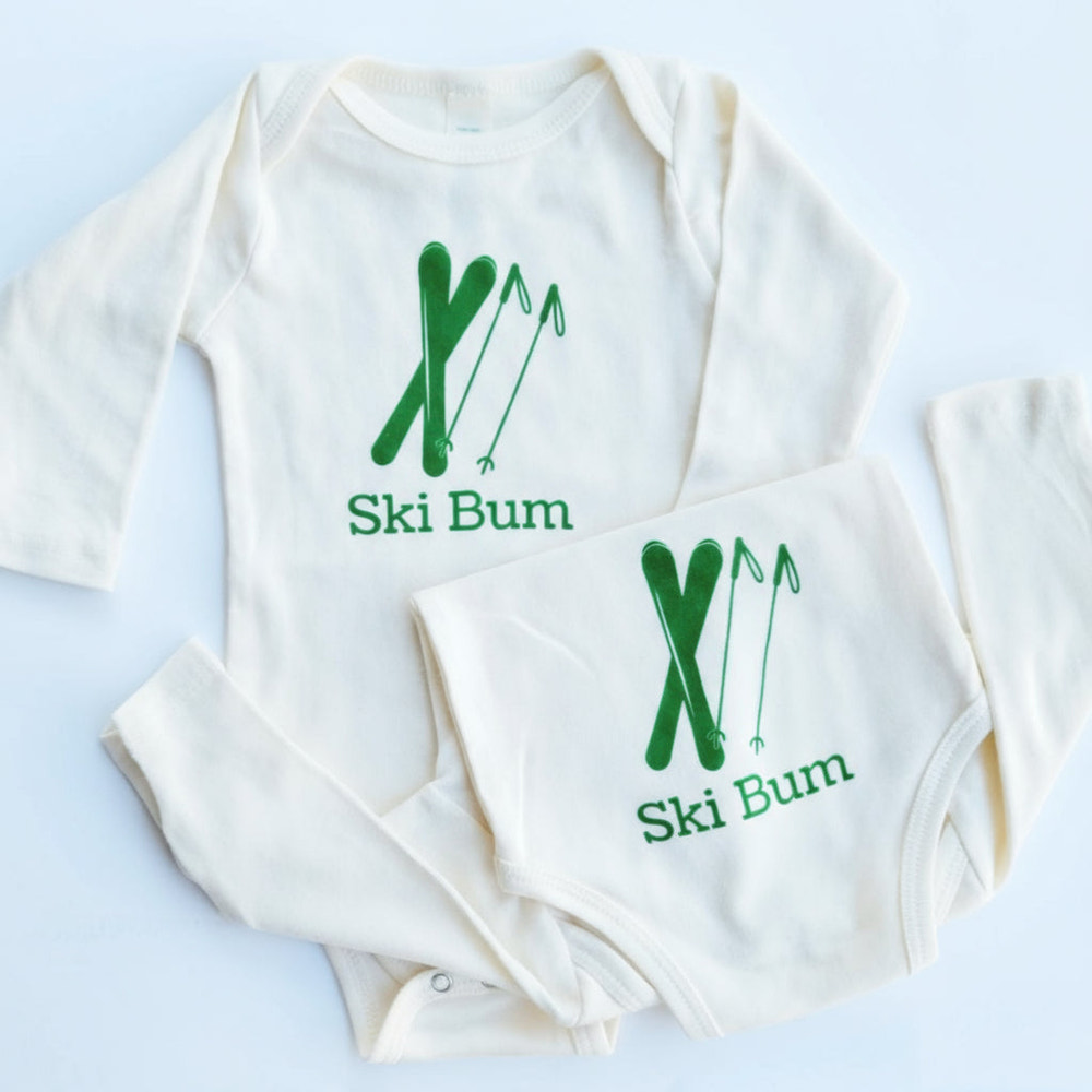 Ski Bum Long Sleeve - Soft Fabric for Baby & Toddler