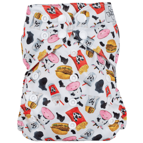 Slim Fit AIO Cloth Diaper