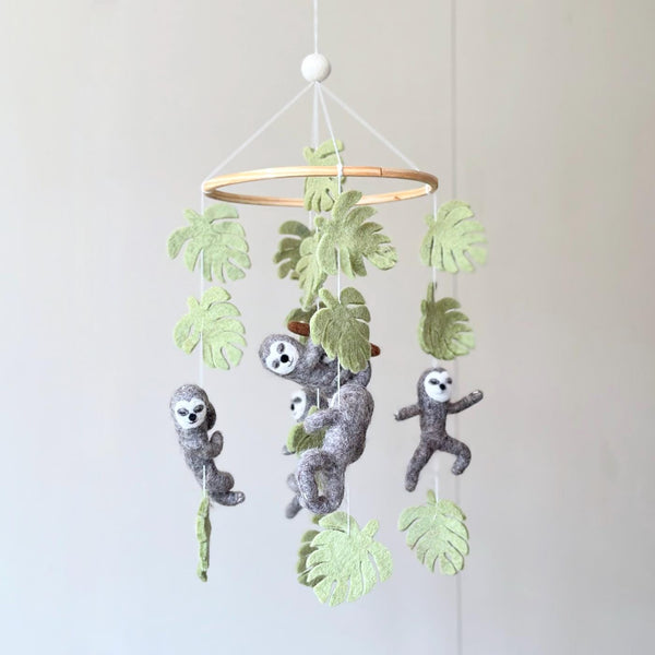 Sloth Baby Mobile