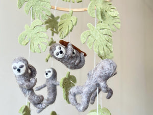 Sloth Baby Mobile