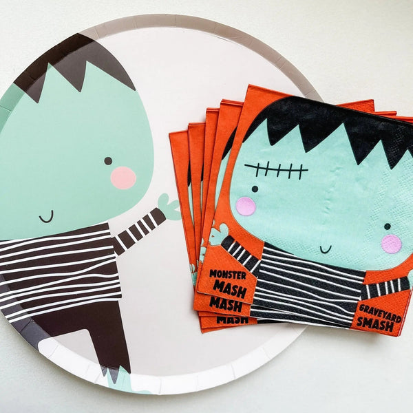 Large Monster Disposable Party Plate (8pcs)