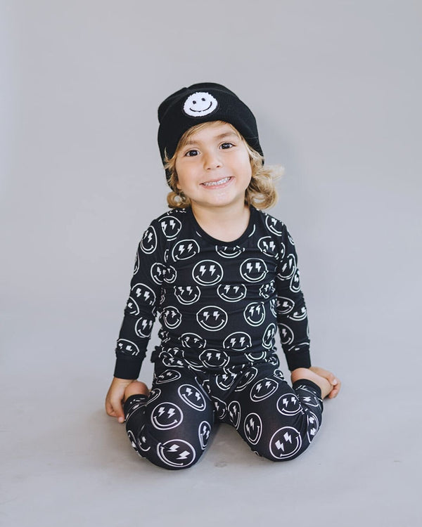 Smiley Beanie | Black