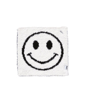 Smiley Plush Lovey | Black