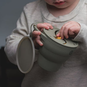 Silicone Snack Cup- Sage