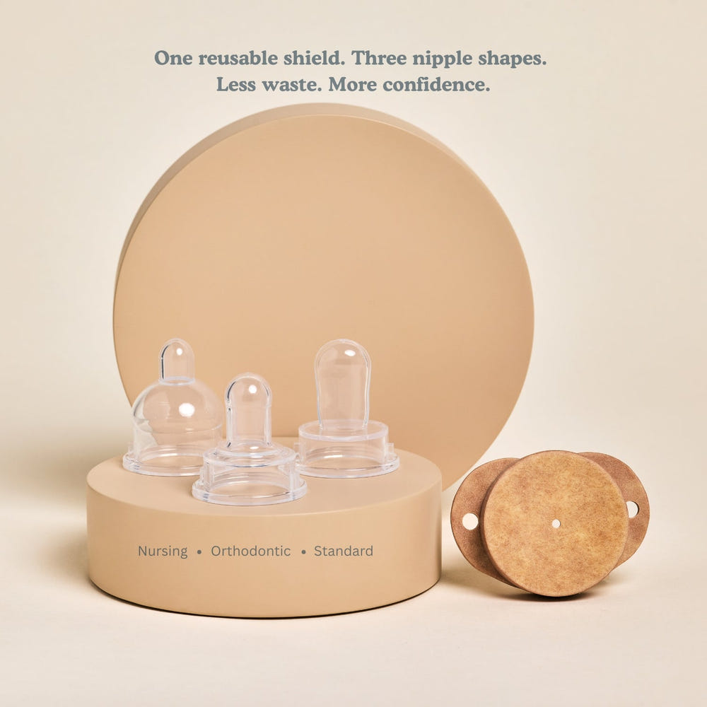 "2 Pack Bundle Newborn Pacifier Starter Kit - Essential baby pacifiers for soothing infants."