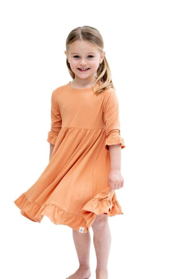 Southern Sweetheart Dress - Pumpkin Spice