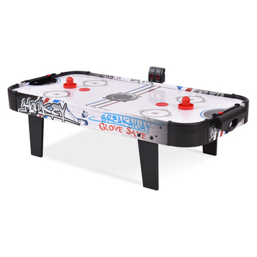 42 Inch Air Powered Hockey Table Top Scoring 2 Pushers - Electric Fan