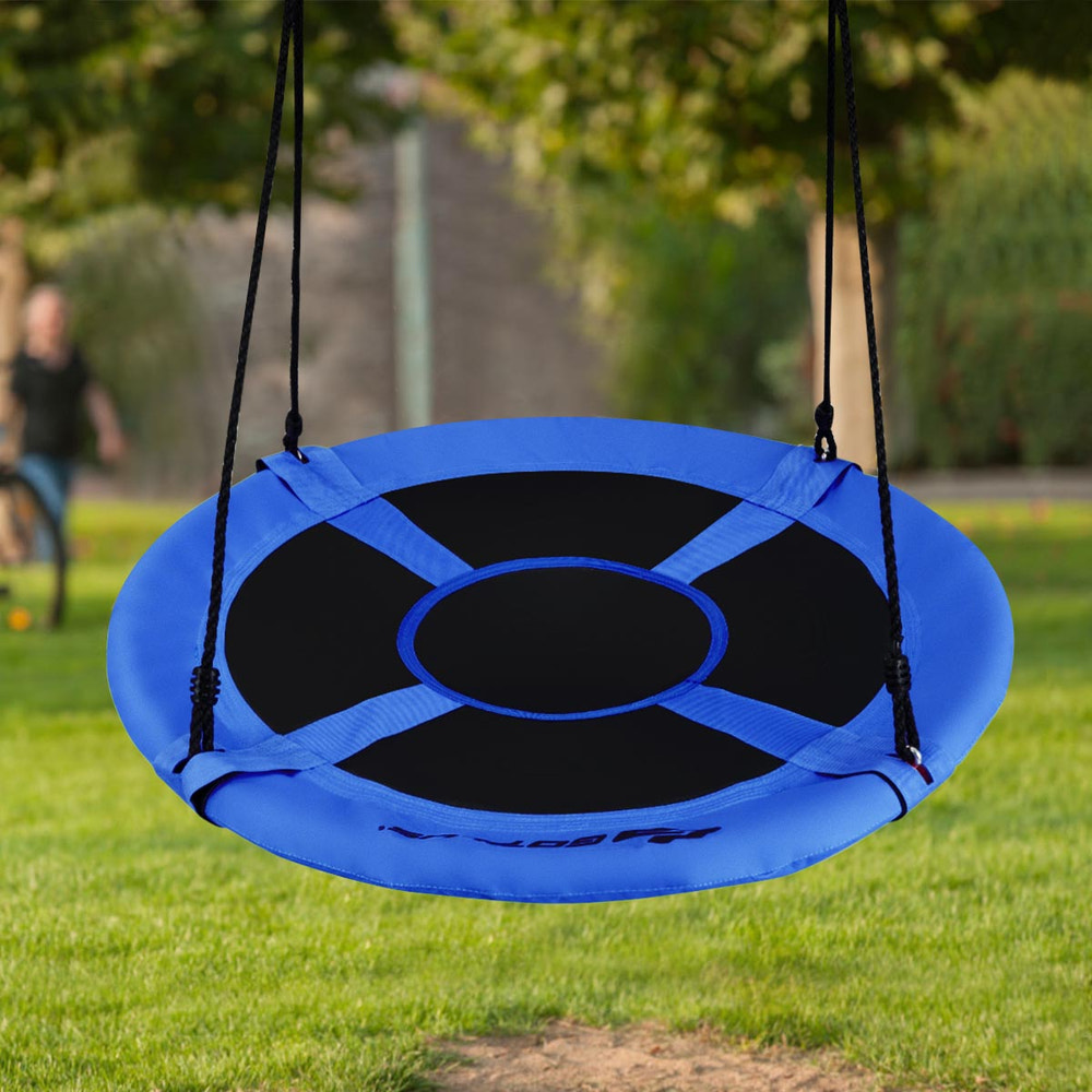40 Inch Flying Saucer Tree Swing Indoor Outdoor Play Set for Infants