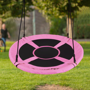 40 Inch Flying Saucer Tree Swing Indoor Outdoor Play Set for Infants