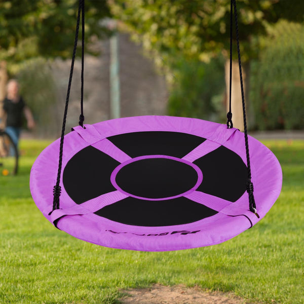 40 Inch Flying Saucer Tree Swing Indoor Outdoor Play Set for Infants