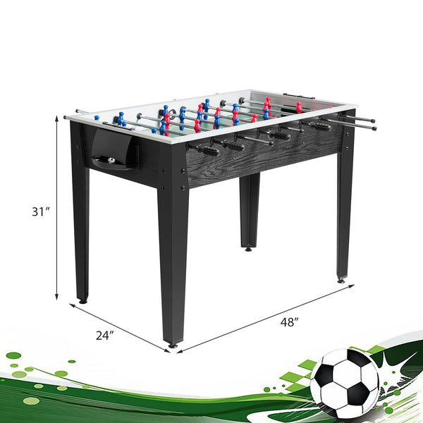 48 Inch Competition Sized Home Recreation Wooden Foosball Table