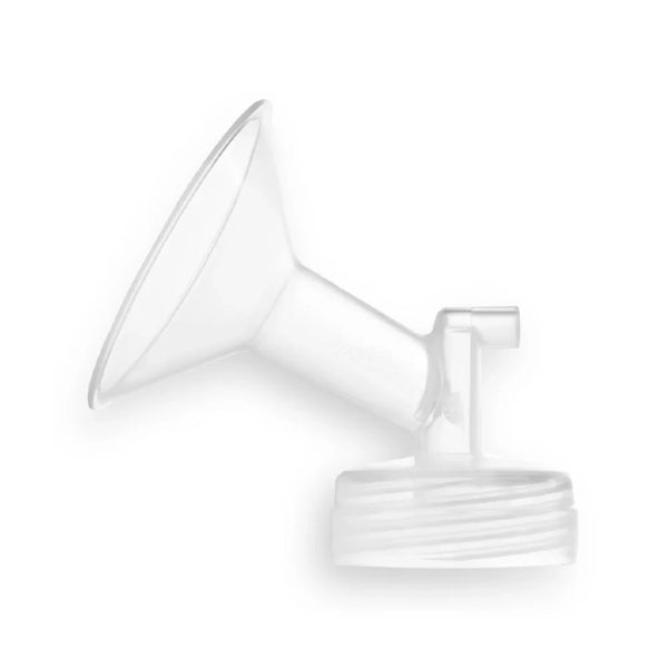 Spectra Wide Neck Breast Flange Kit - Spare parts for comfortable breastfeeding, shown from angle 5.