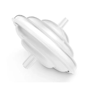 Spectra Wide Neck Breast Flange Kit - Spare parts for comfortable breastfeeding, shown from angle 2.