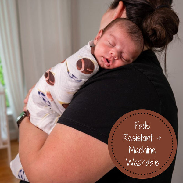 Go Sports! Baby Muslin Swaddle Blanket - MOOGCO Baby