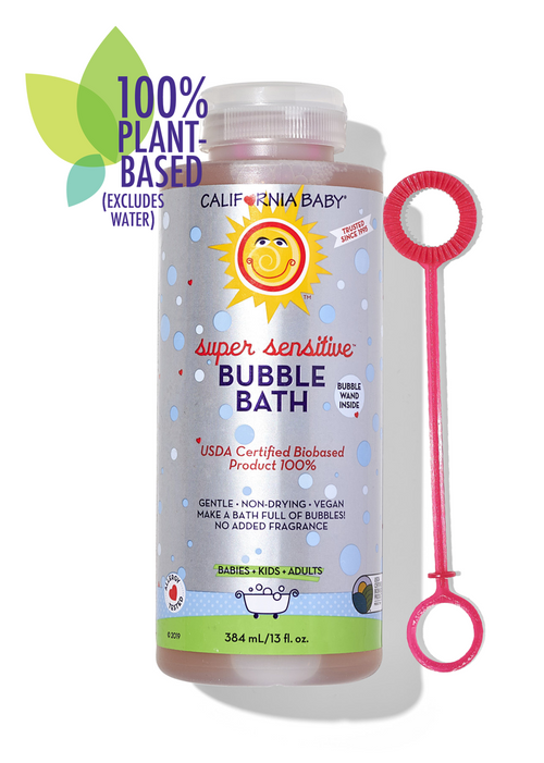 No Fragrance Super Sensitive™ Bubble Bath for babies, gentle and soothing for delicate skin.