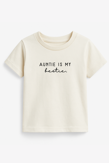 Auntie is my Bestie Organic Kids T-shirt