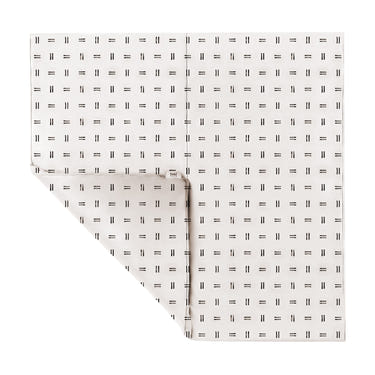 Mudcloth Vegan Leather Play Mat for babies, stylish and durable, perfect for playtime and tummy time activities.