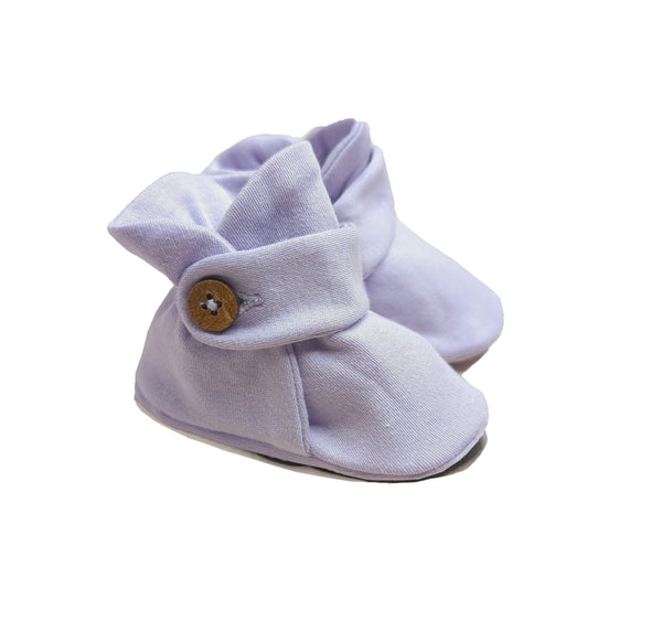 organic baby booties | stay-on newborn shoes