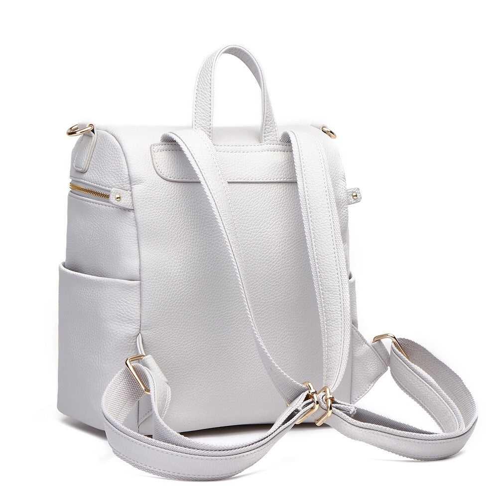 Petit Diaper Bag in Stone Grey - stylish and functional baby accessory for parents on the go.