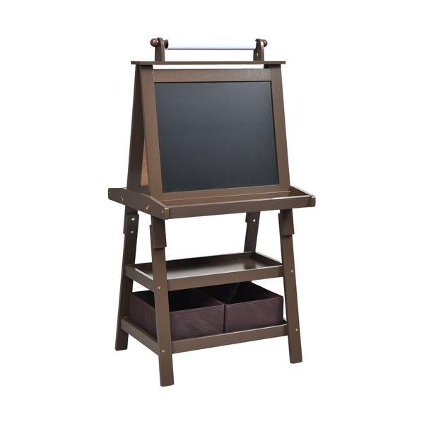 3 in 1 Double-Sided Storage Art Easel - Height-Adjustable for Toddlers & Kids
