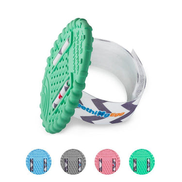 Strappie Teether for Baby Carriers and Backpacks - safe, stylish, and soothing for your baby's teething needs.