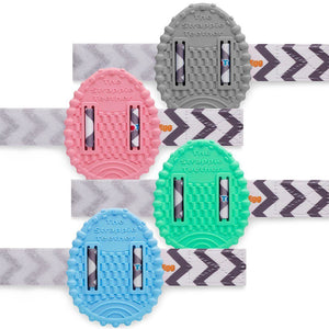 The Strappie Teether for Baby Carriers and Backpacks