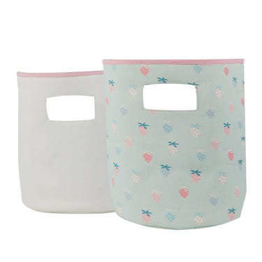 Rosie Strawberry Soft Storage 2 Pack - Stylish and functional storage solution for baby items.