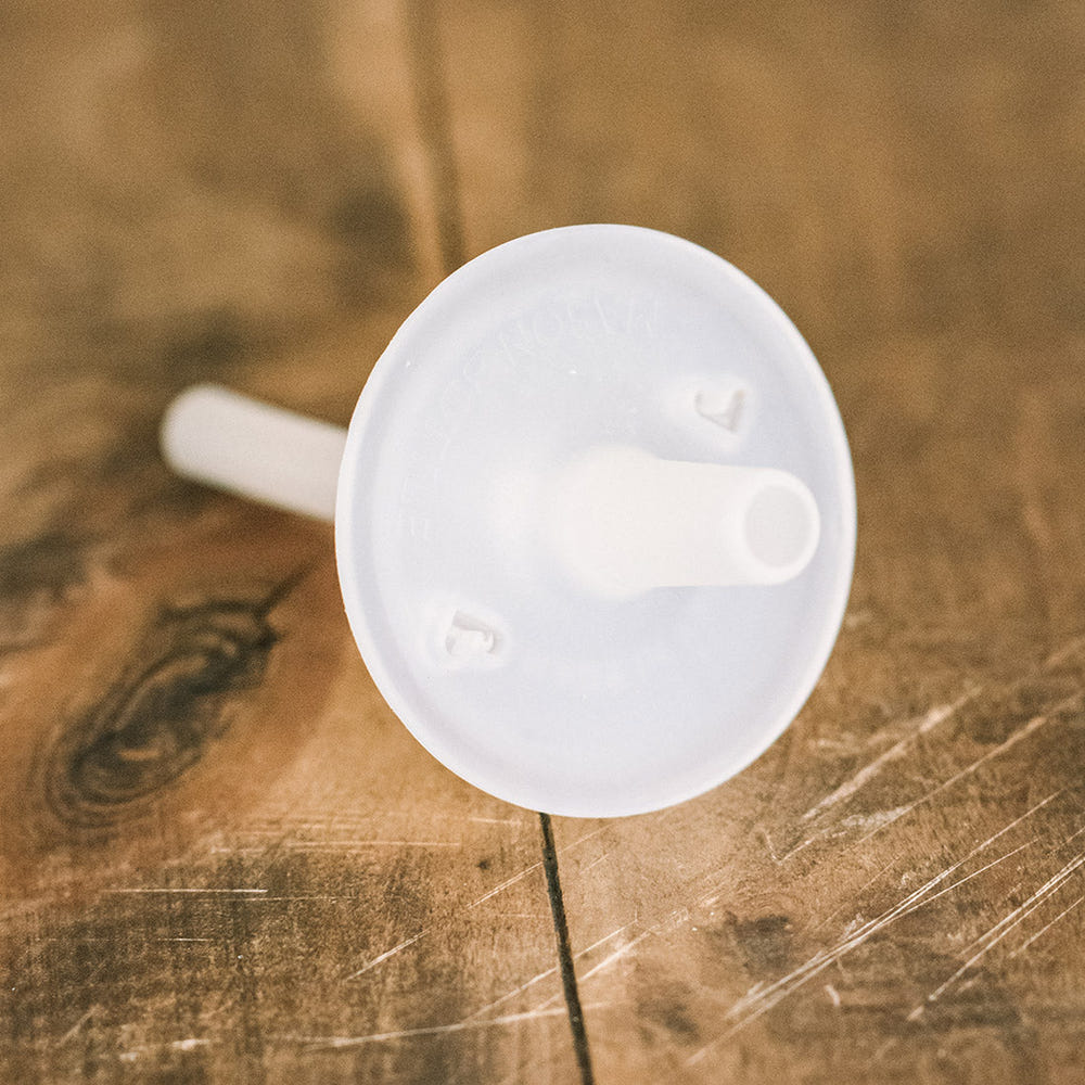 Silicone straw tops for babies, 2 pack, perfect feeding utensil for safe and easy sipping.