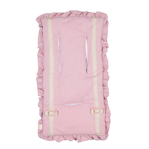 Girls Glittery Pink Jersey Stroller Seat Cover