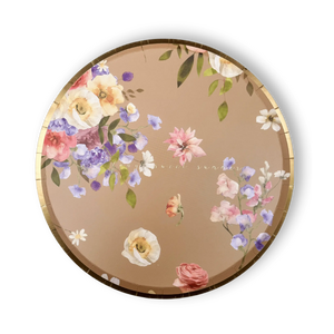 Summer Floral Plate (8pcs)
