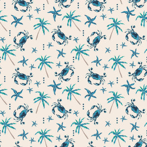 Blue Crabs Summer Pajama Set