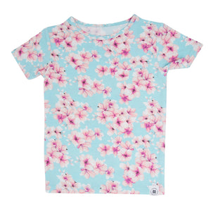 Pretty Pink Floral Summer Pajama Set