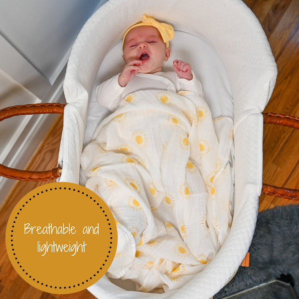 Beautiful Day Baby Muslin Swaddle Blanket