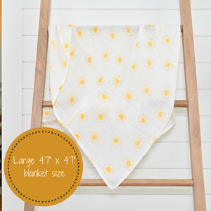 Beautiful Day Baby Muslin Swaddle Blanket