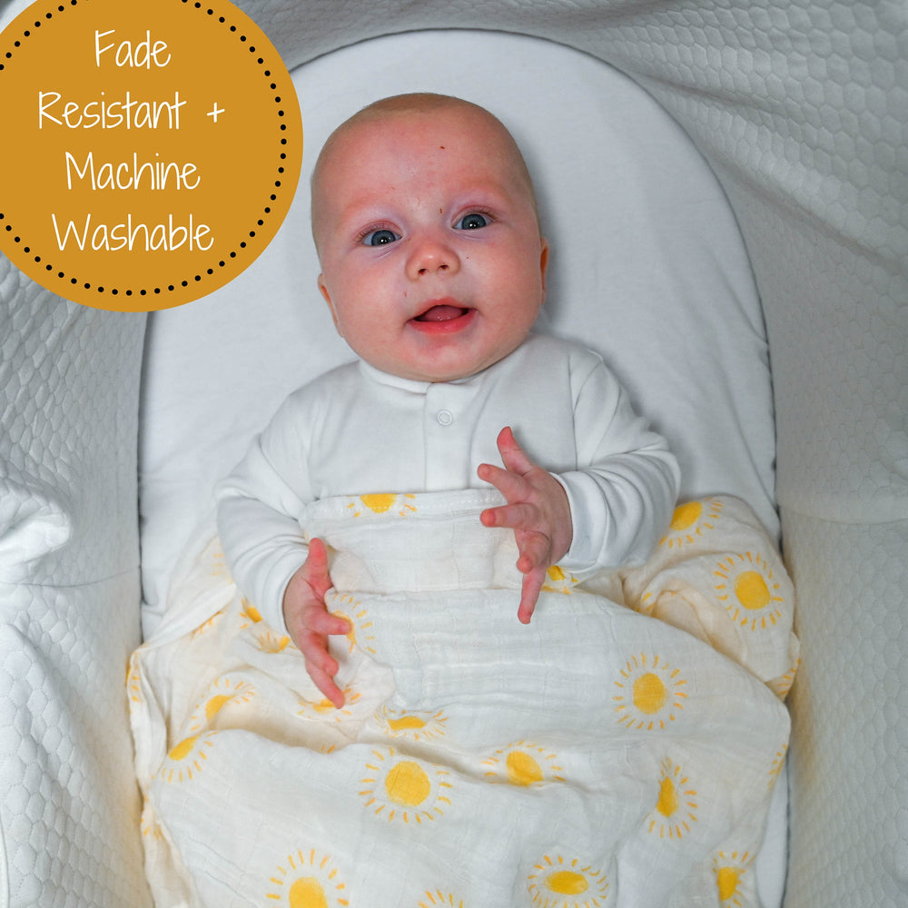 Beautiful Day Baby Muslin Swaddle Blanket