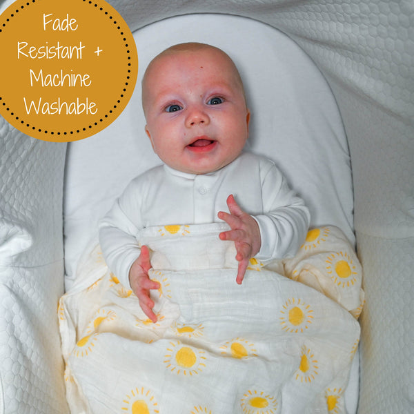 Beautiful Day Baby Muslin Swaddle Blanket