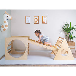 Pikler Square, Triangle and Ramp Triple Set by Orfis Kids