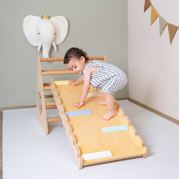 Pikler Square, Triangle and Ramp Triple Set by Orfis Kids
