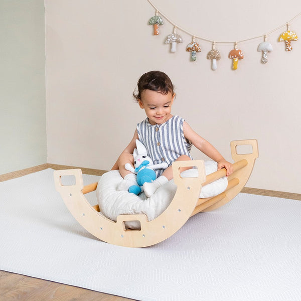 Small Pikler Ring and Ramp Duo Set by Orfis Kids
