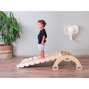 Small Pikler Ring and Ramp Duo Set by Orfis Kids