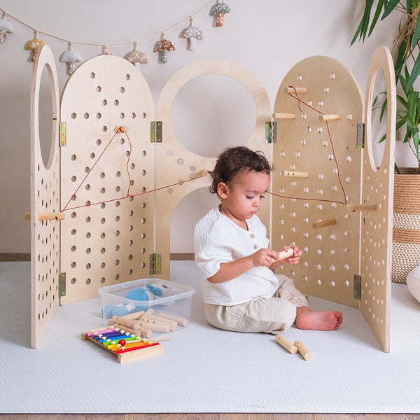 Montessori Peg Board Activity Game